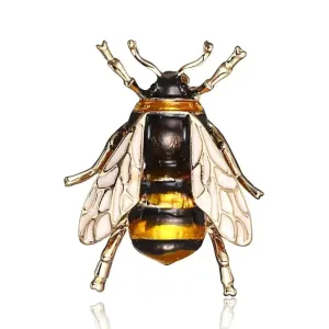 🌟 Alloy Oil Honey Bee Brooch Pin - Buzz with Style 🌟