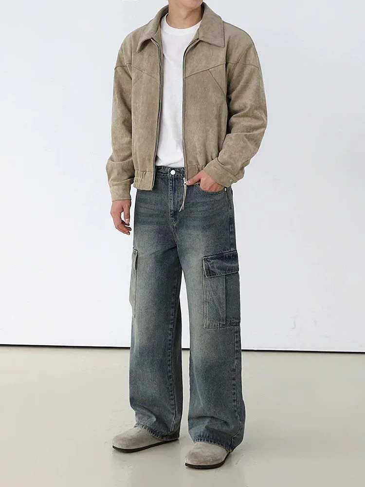 672 Nakamura Suede Zip-Through Jacket