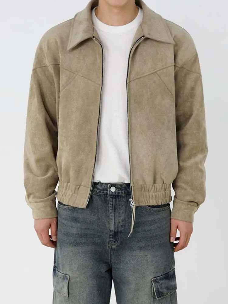 672 Nakamura Suede Zip-Through Jacket