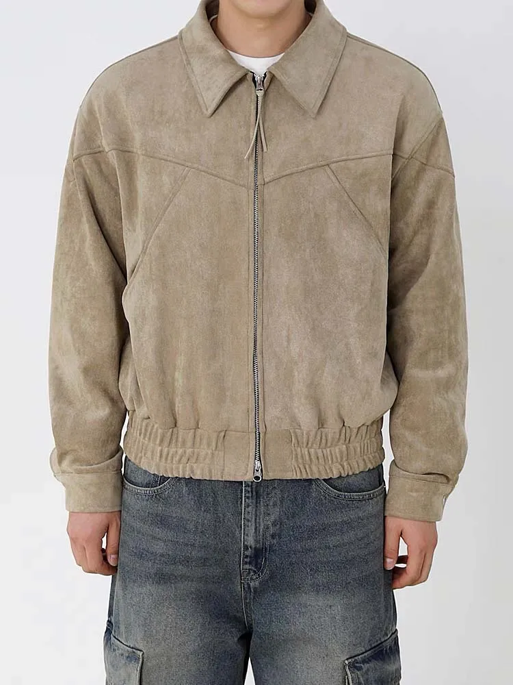 672 Nakamura Suede Zip-Through Jacket