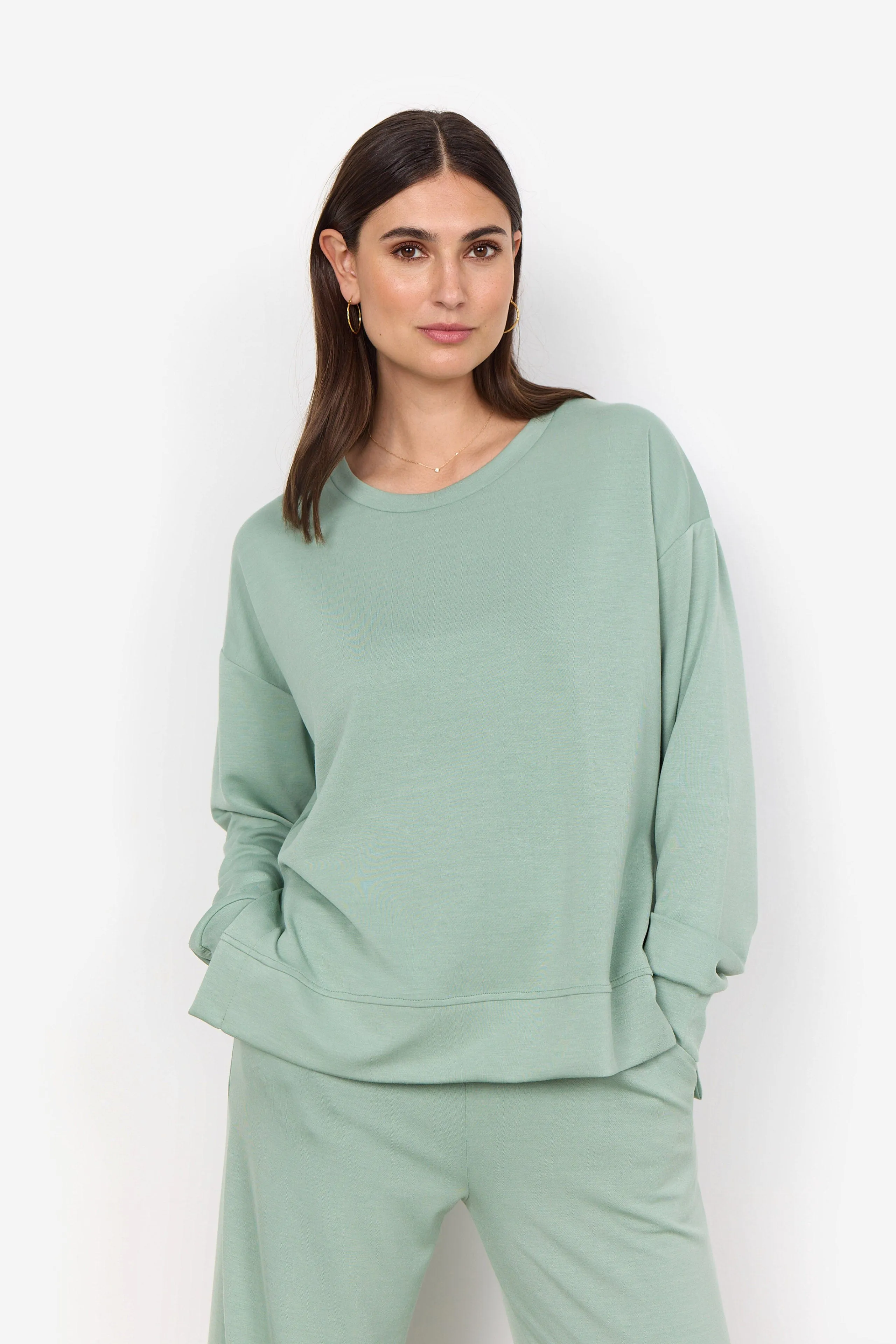 Banu Sweatshirt - Mineral Green