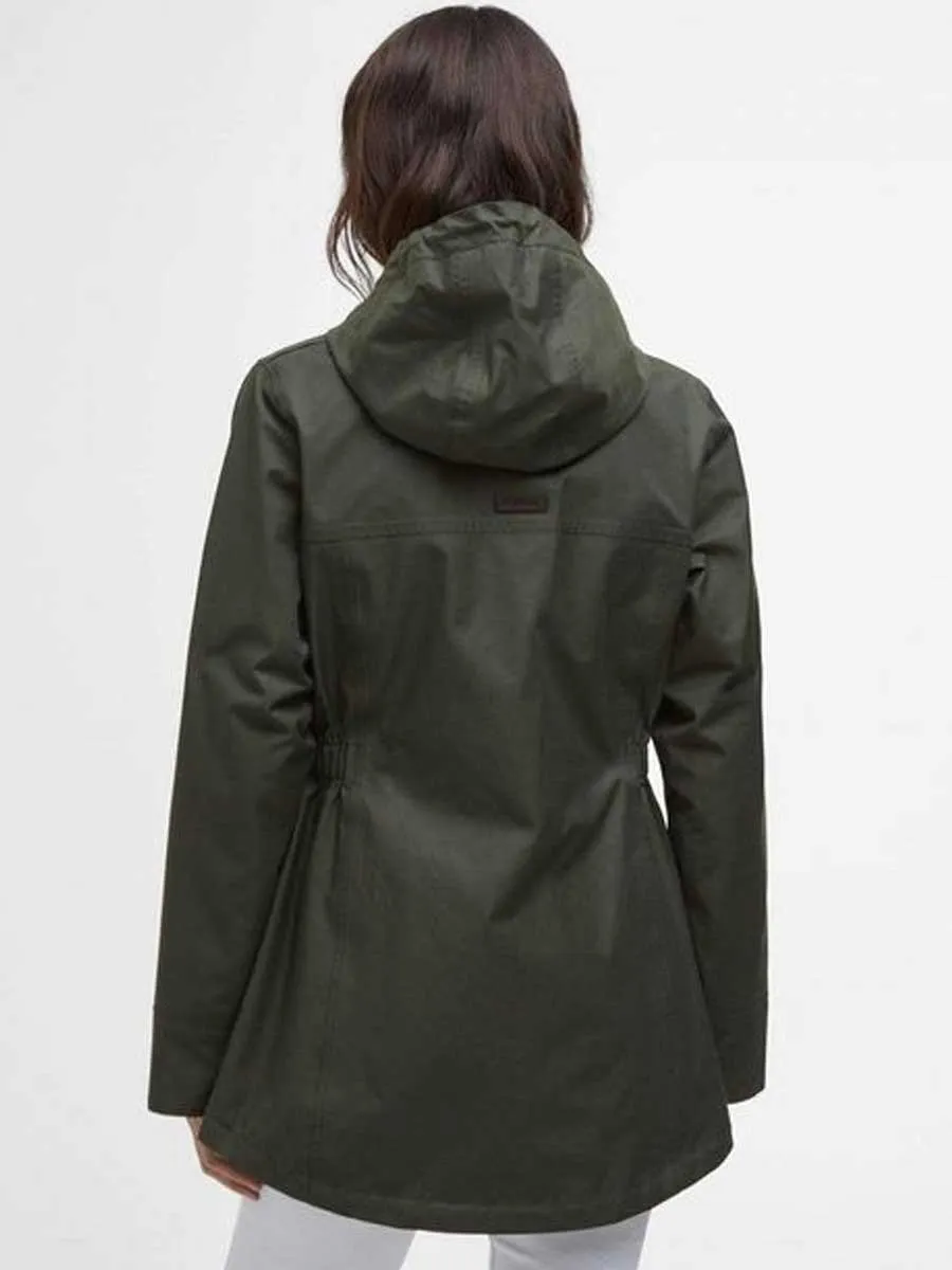 BARBOUR Maple Waterproof Jacket - Women's - Olive/Ancient Tartan