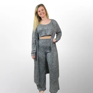 Bella Nights 3 Piece Loungewear Plus