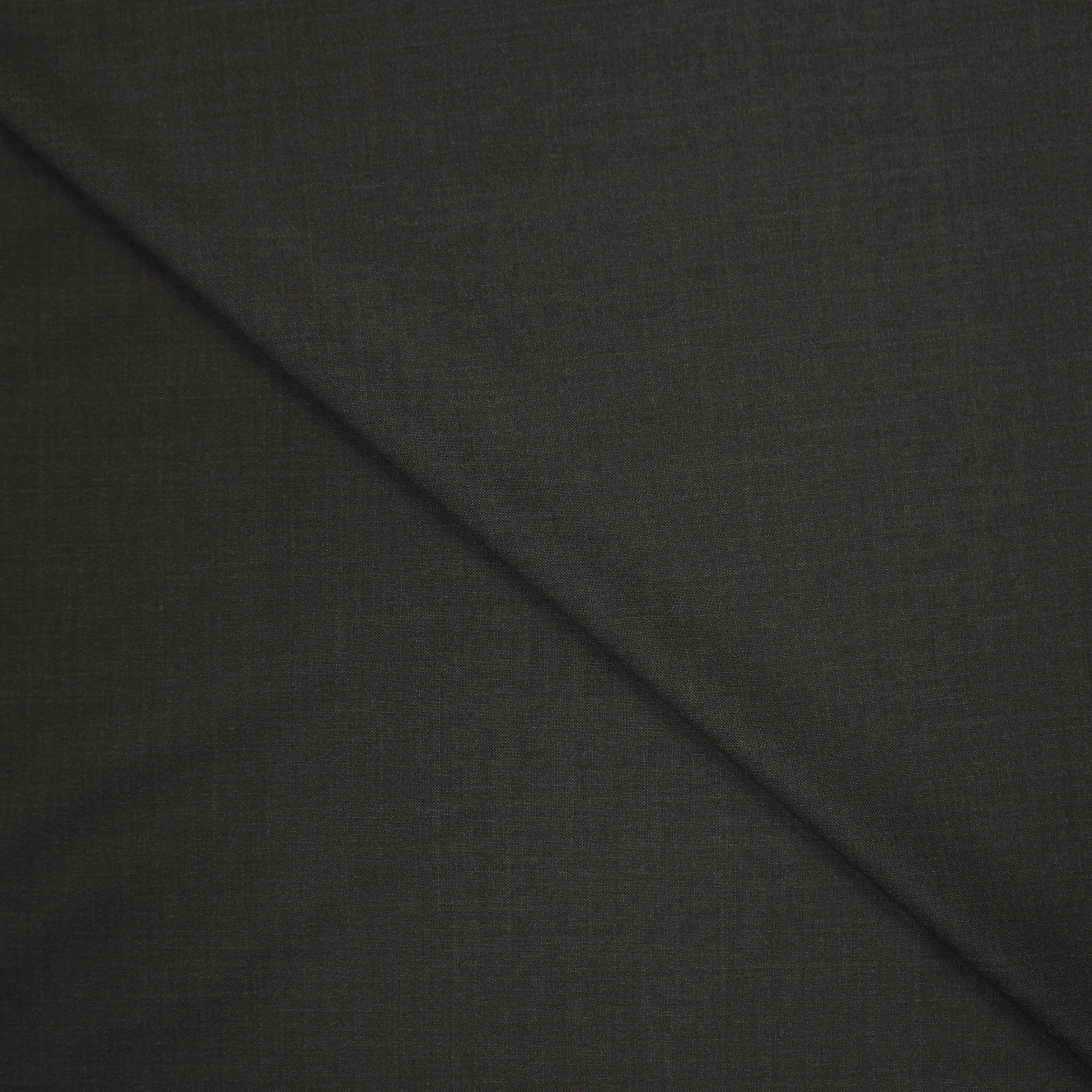 Brown Solid Plain Loro Piana Australis Wool Super 150's Fabric