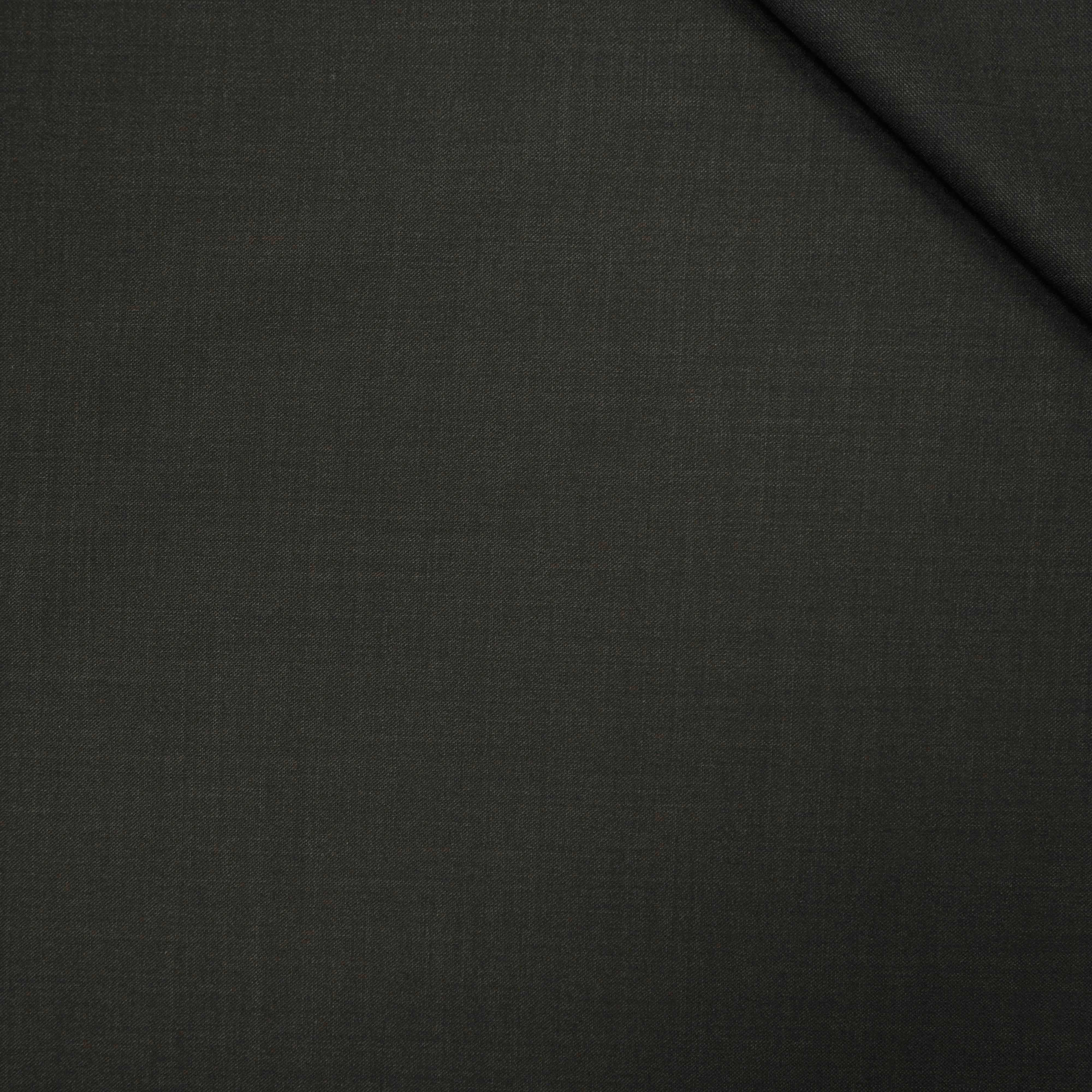 Brown Solid Plain Loro Piana Australis Wool Super 150's Fabric