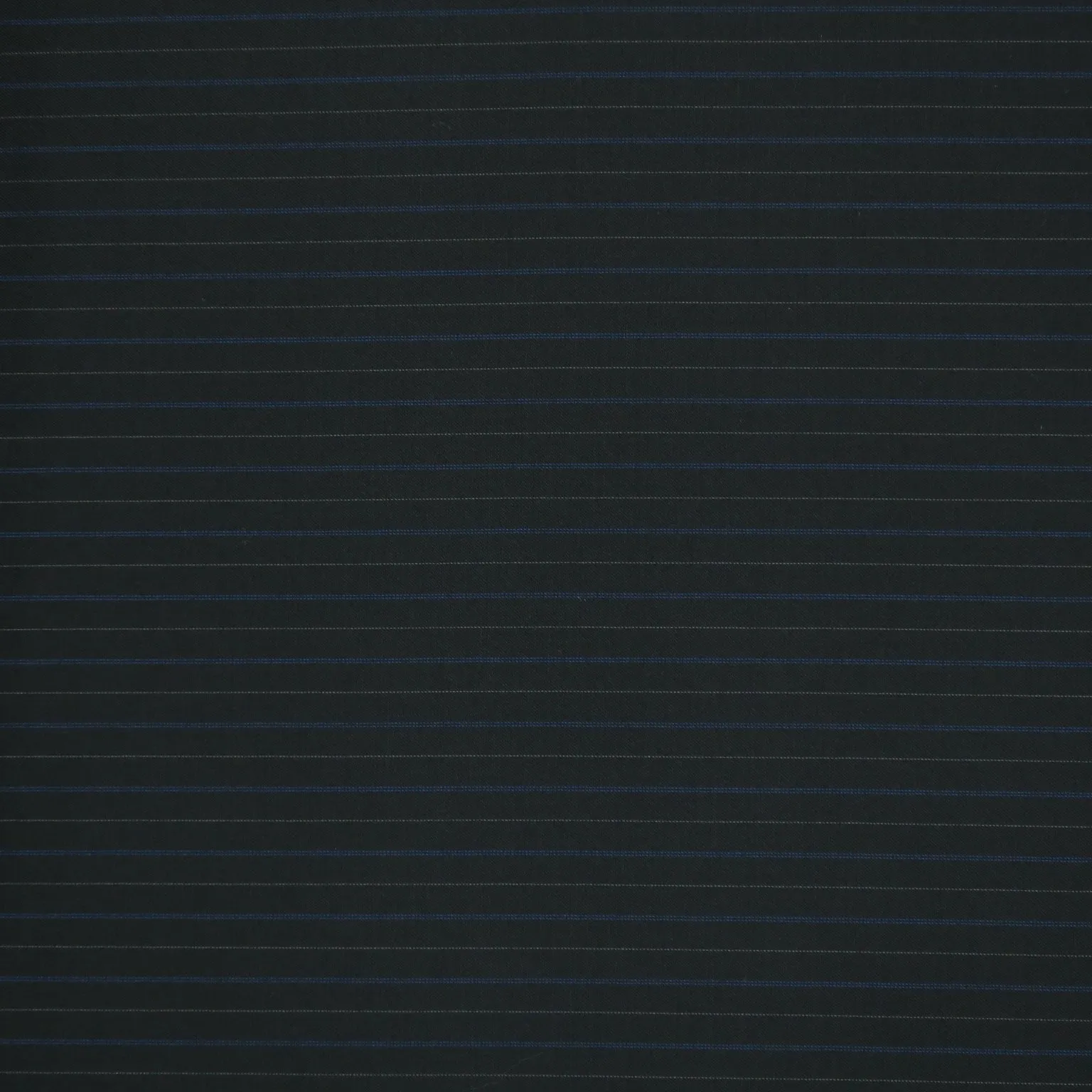 Charcoal Black with Dark Grey Stripes Wool Suiting Fabric