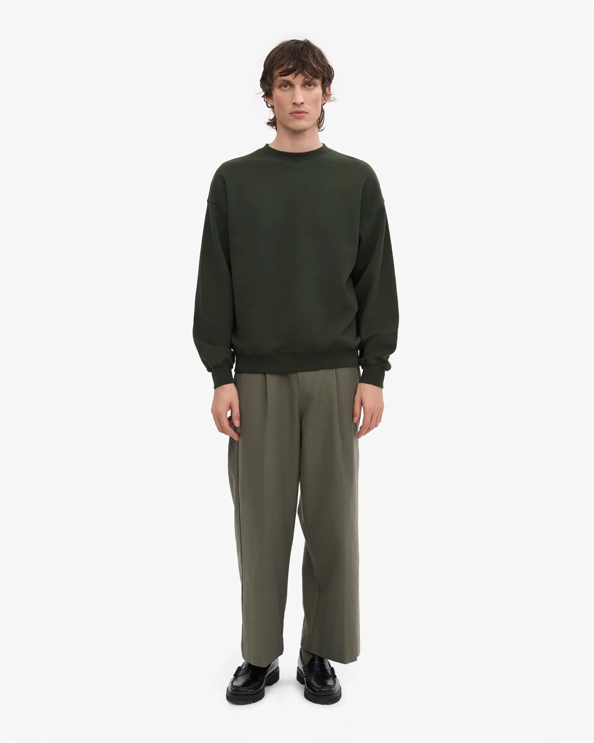 Colorful Standard Organic Oversized Crew Sweat - Hunter Green