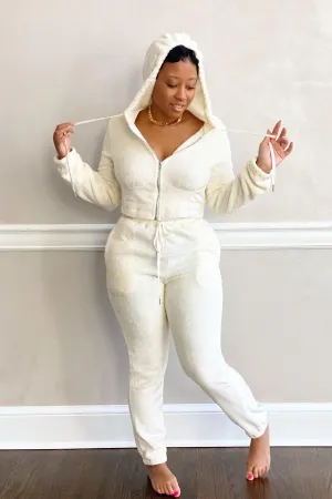 COMFY VELOUR  TWO PIECE SET