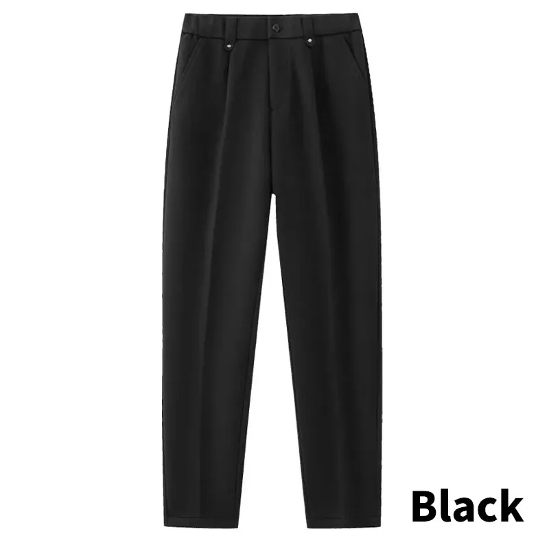 Couture Space Volcano Velvet Straight Leg Suit Pants