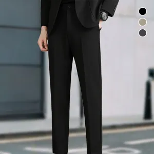 Couture Space Volcano Velvet Straight Leg Suit Pants