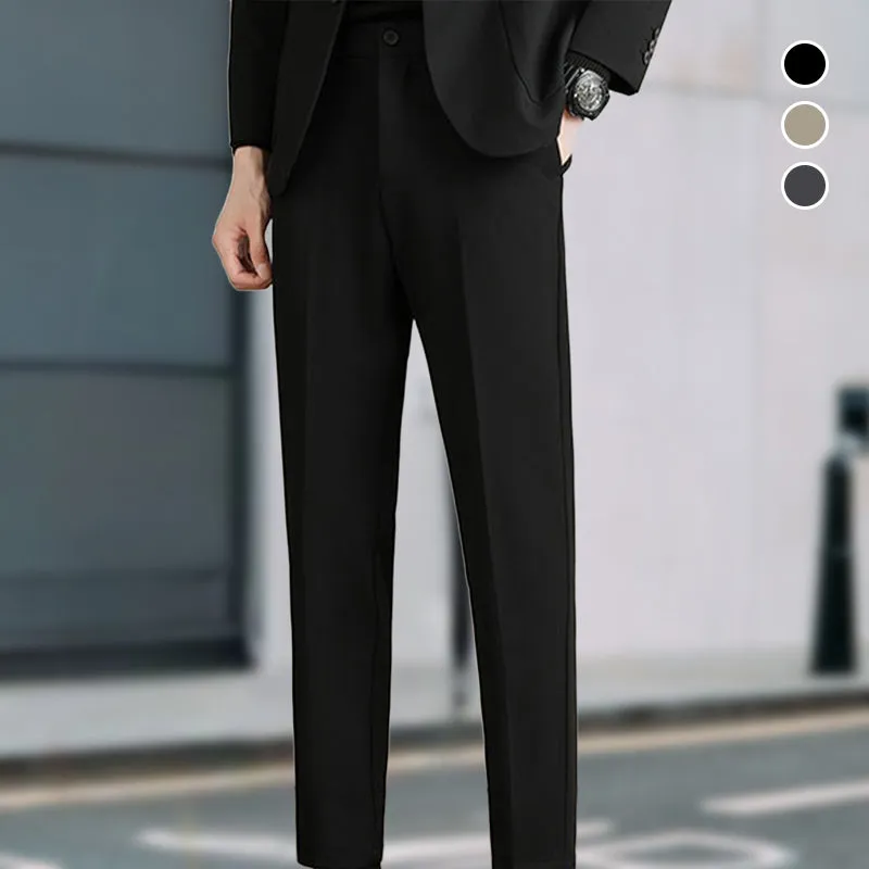 Couture Space Volcano Velvet Straight Leg Suit Pants