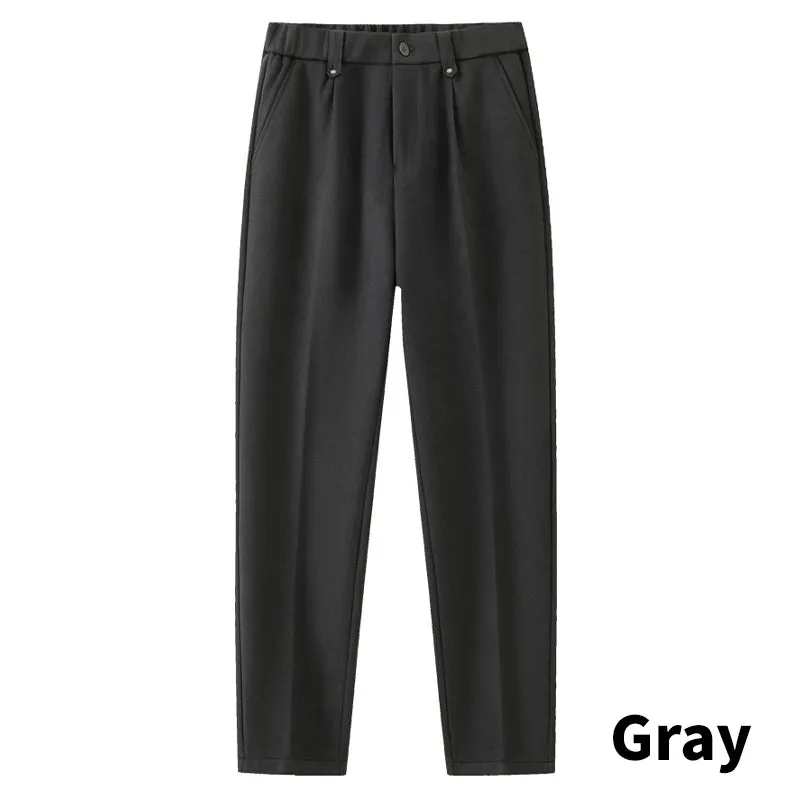 Couture Space Volcano Velvet Straight Leg Suit Pants