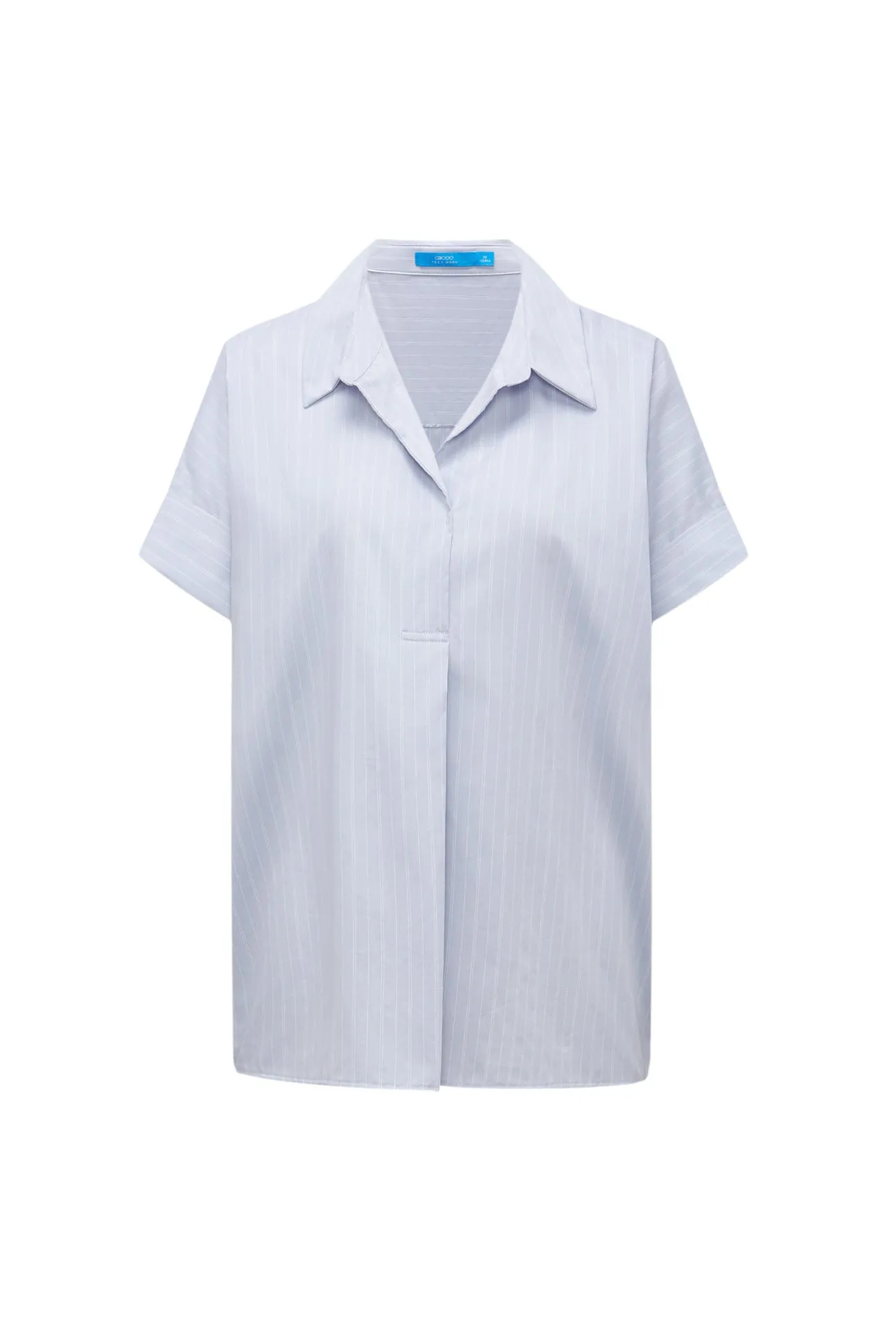 Diamond Cut Cotton Linen Stripe shirt