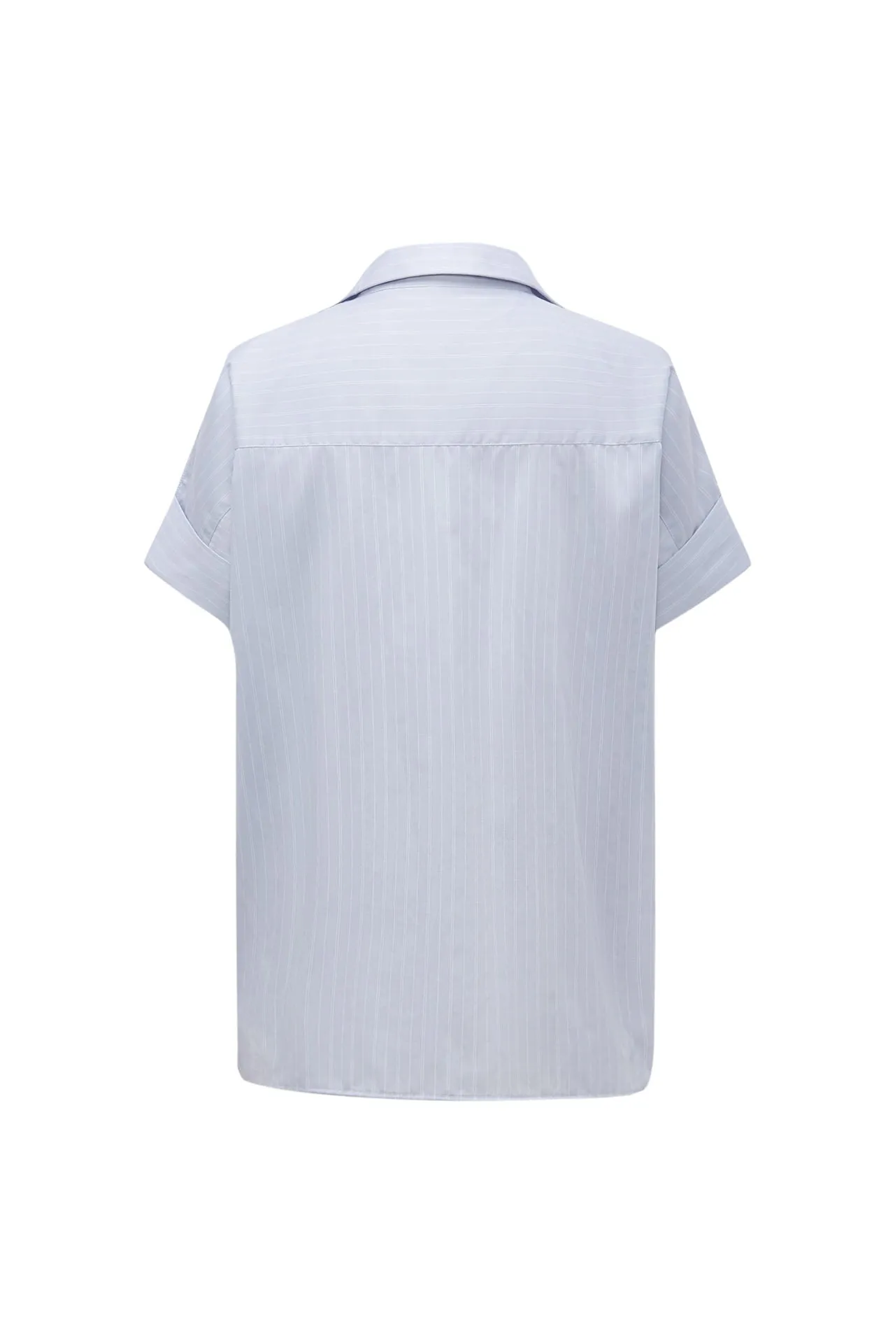 Diamond Cut Cotton Linen Stripe shirt