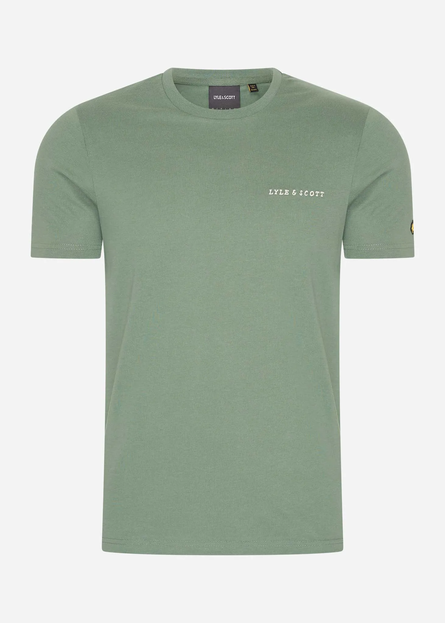 Embroidered t-shirt - duck green cove
