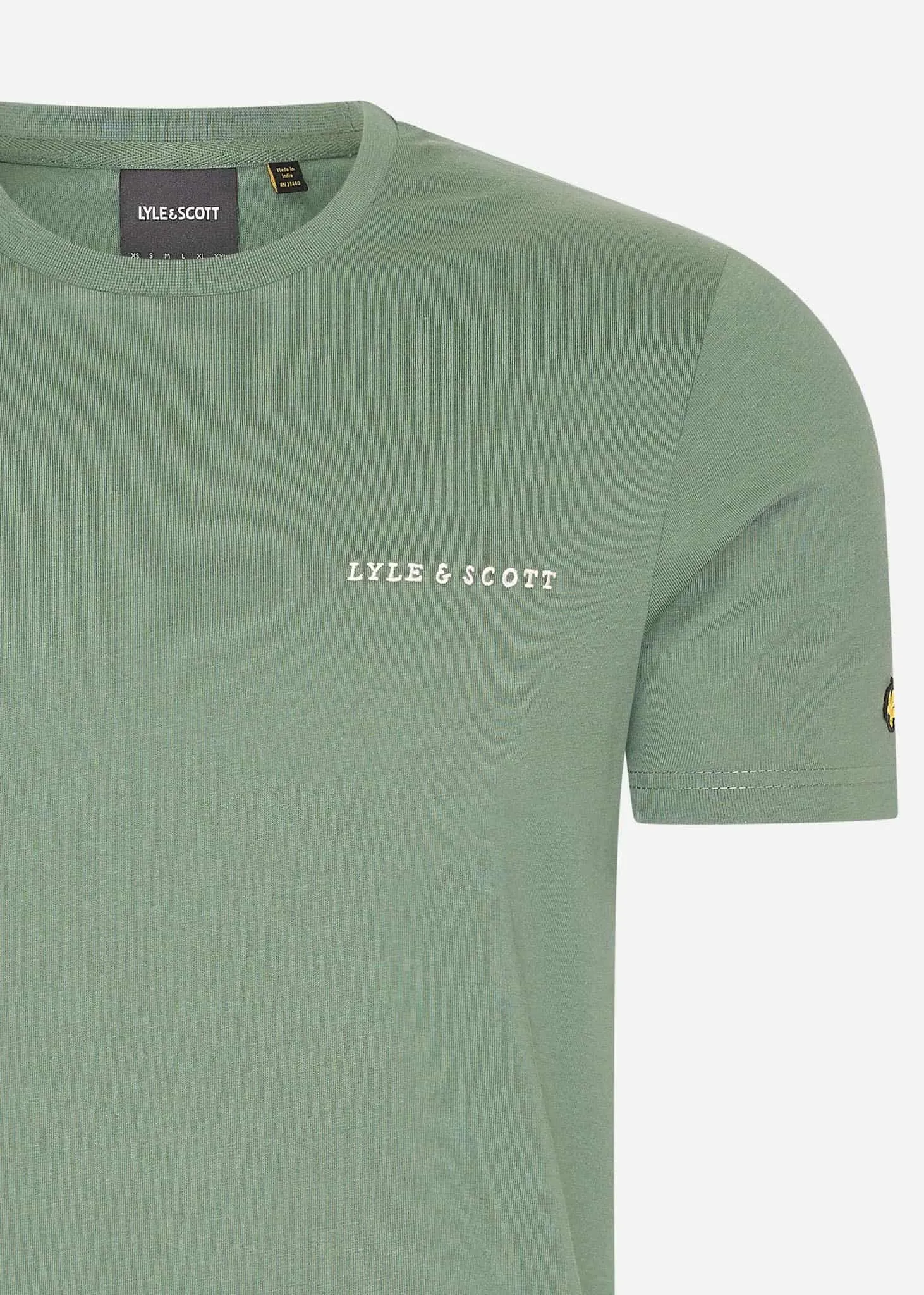 Embroidered t-shirt - duck green cove