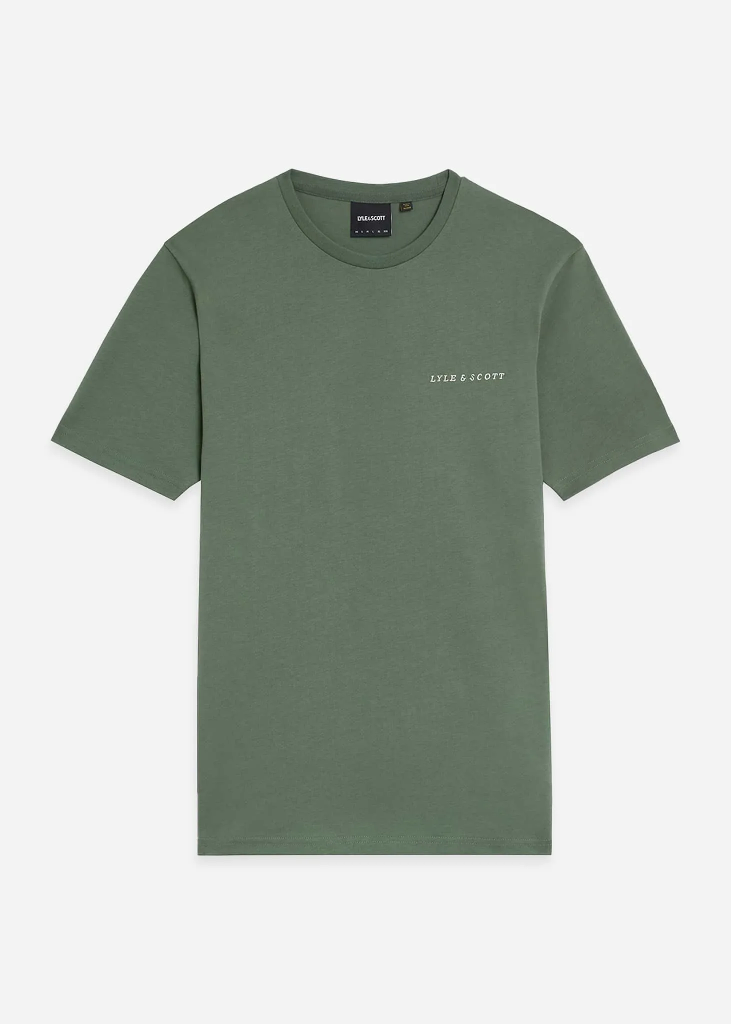 Embroidered t-shirt - duck green cove