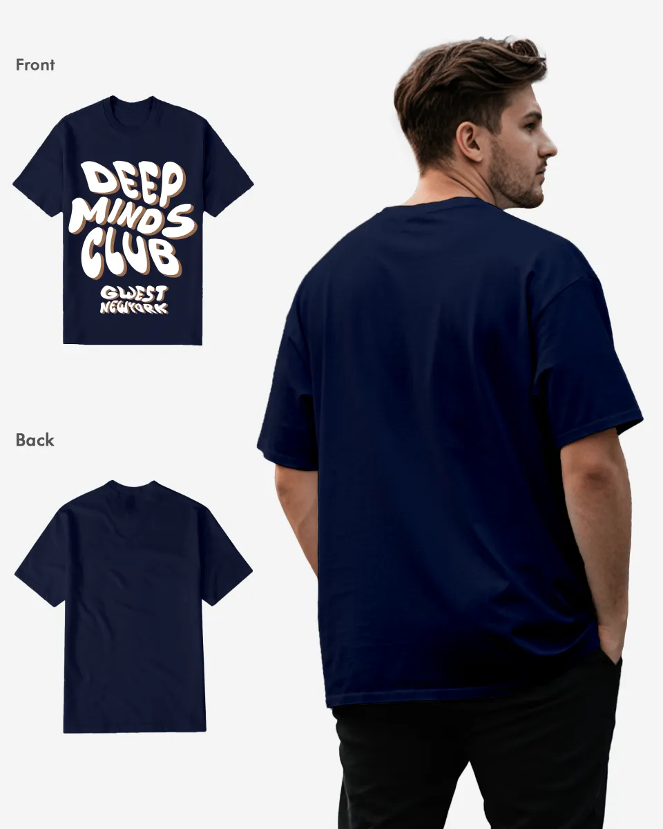 G West Deep Mind Club Distress graphic tee Big and Tall