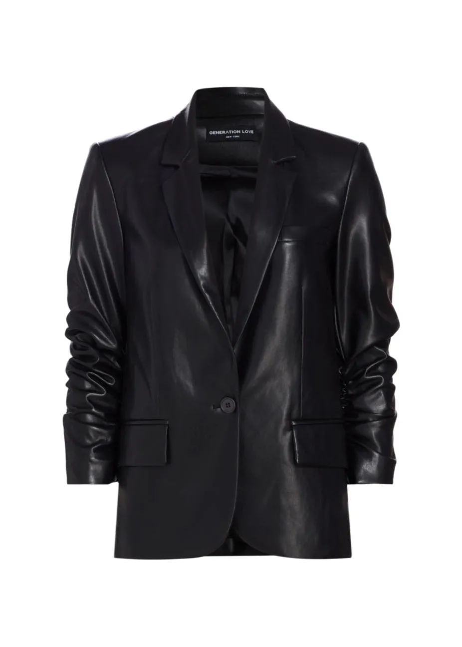 Generation Love Allen Vegan Leather Blazer