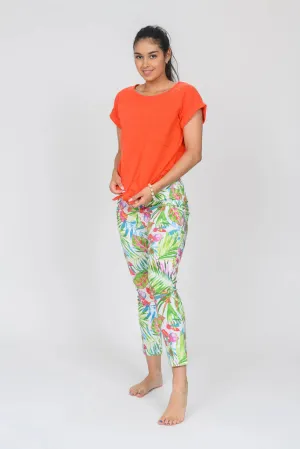 GG Jeans Pant - Tropical Print - Multi