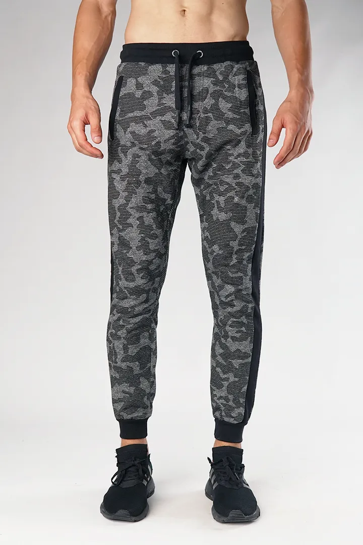 Grey Raid Camouflage Jogger Pant