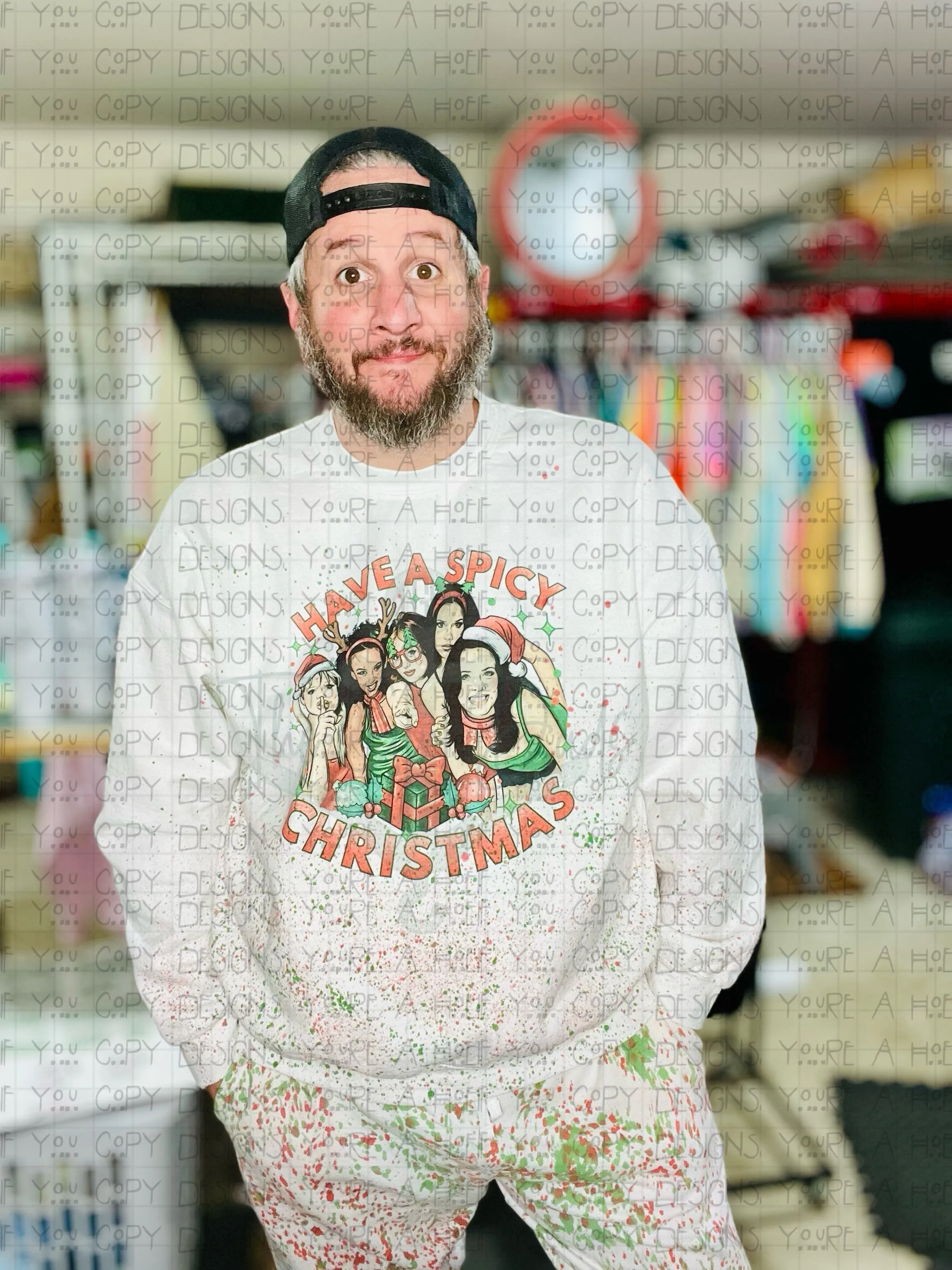 Have A Spicy Christmas Top Design