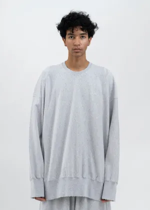 HED MAYNER X Reebok CREWNECK SWEATER GREY MELANGE