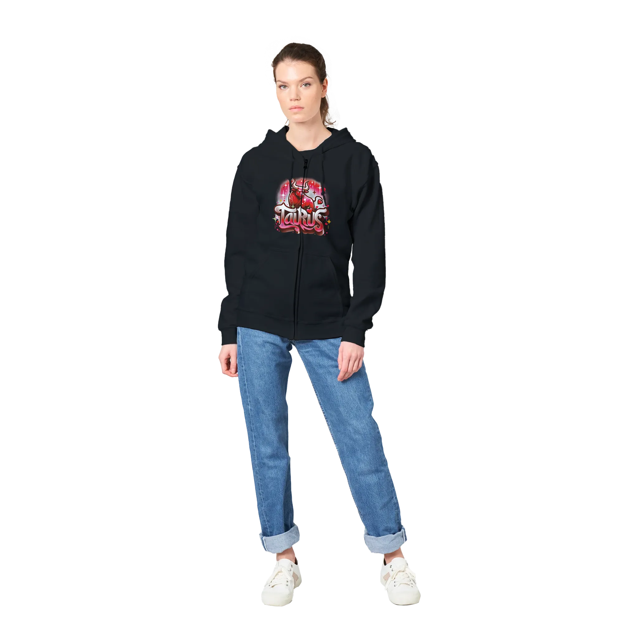 INSpired Zodiac TAURUS_ Sign/ Premium Unisex Zip Hoodies| www.staycollectionshop.com