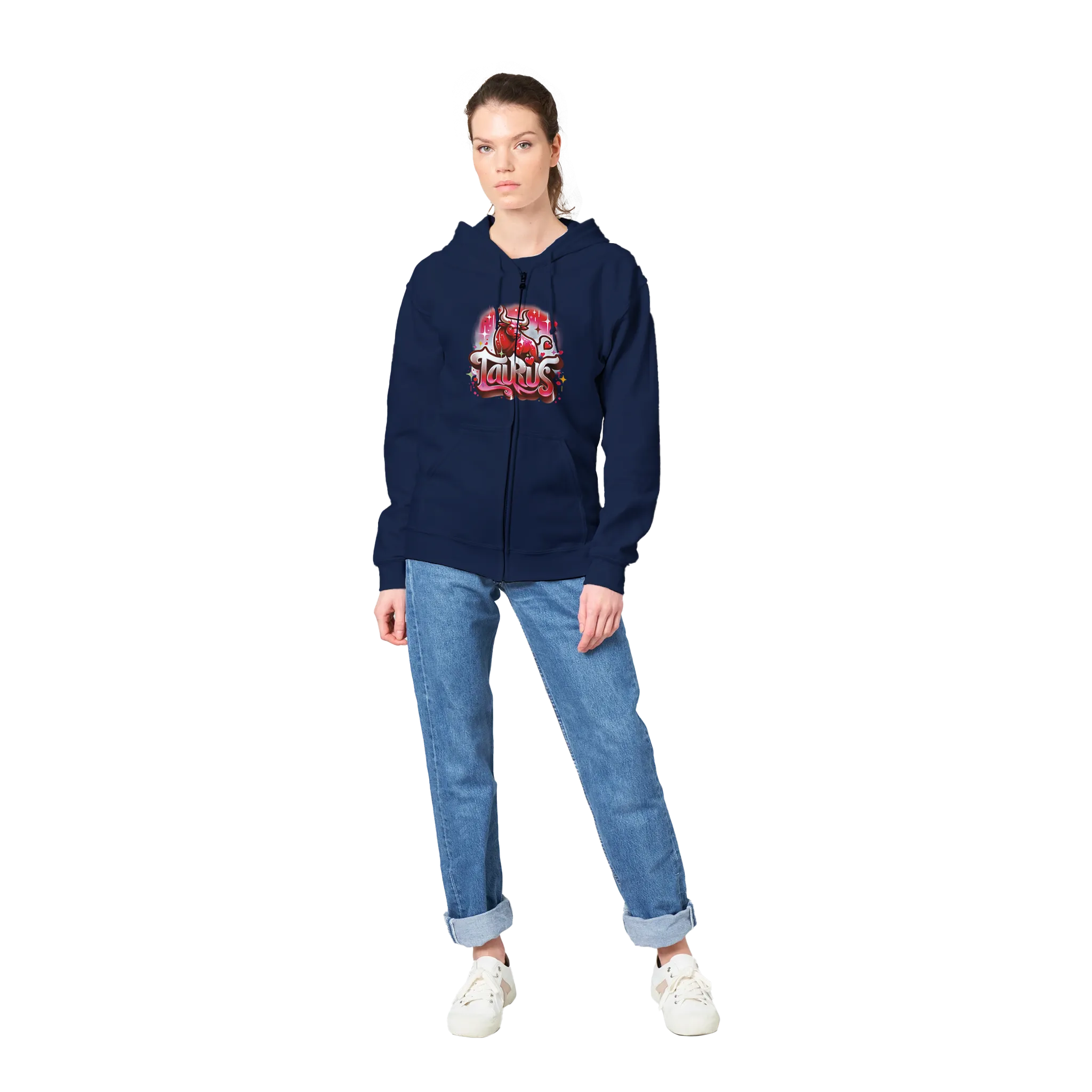 INSpired Zodiac TAURUS_ Sign/ Premium Unisex Zip Hoodies| www.staycollectionshop.com