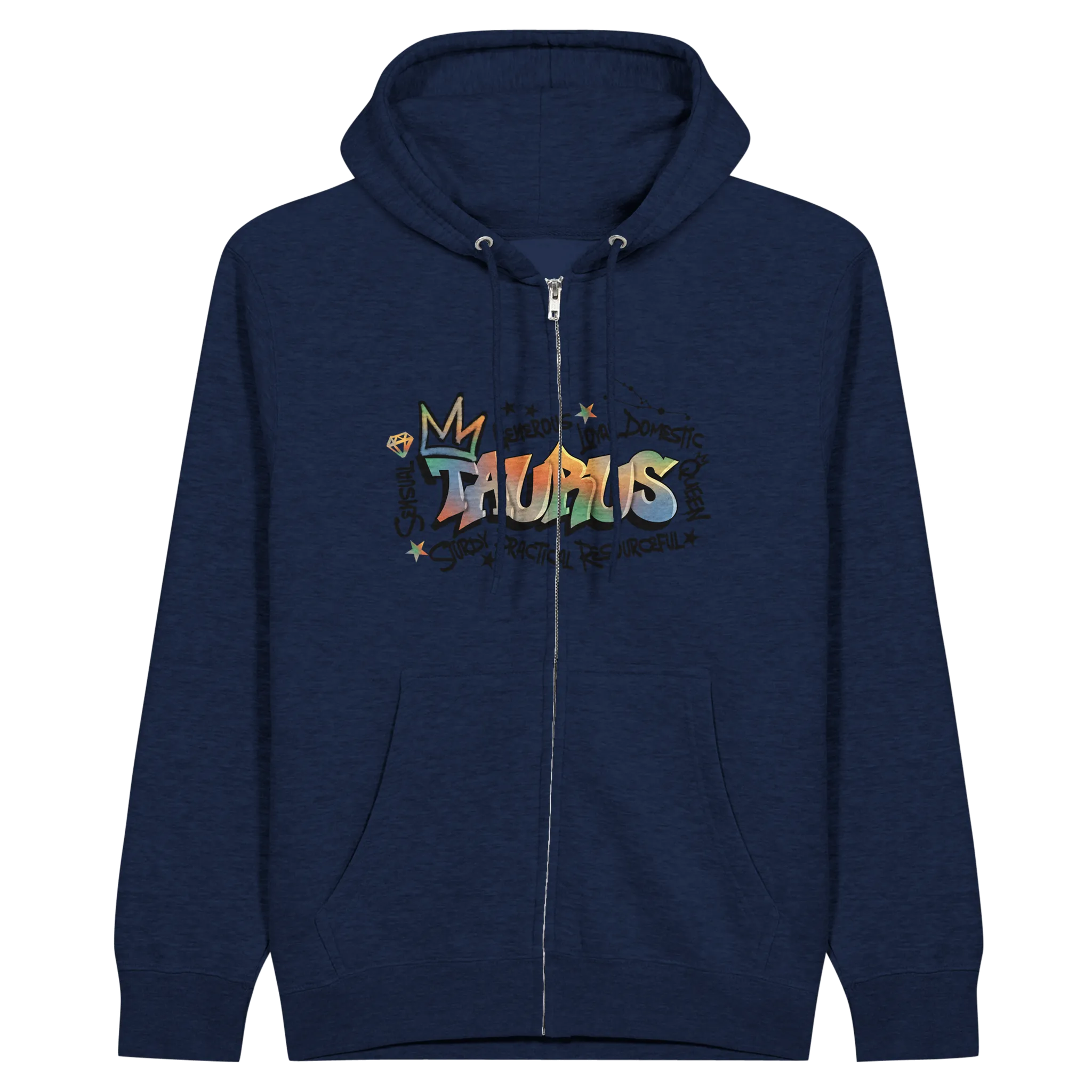Inspired Zodiac TAURUS_ Sign / Premium Unisex Zip Hoodies|