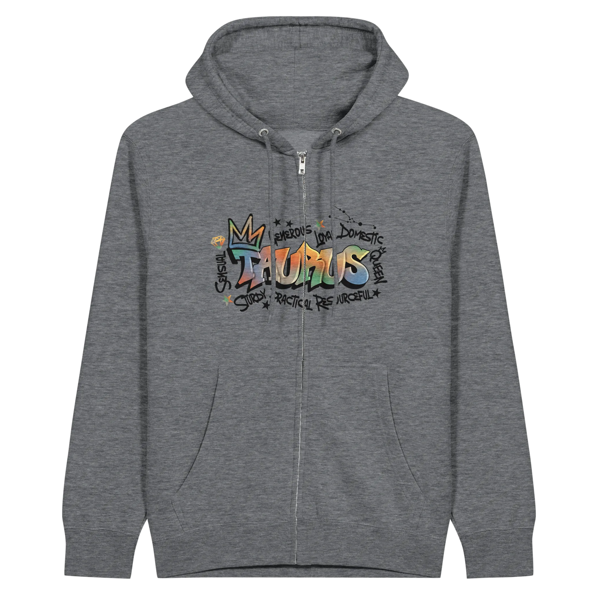 Inspired Zodiac TAURUS_ Sign / Premium Unisex Zip Hoodies|