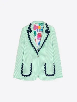 JACKET HILLARY 500 RAYAS VERDE