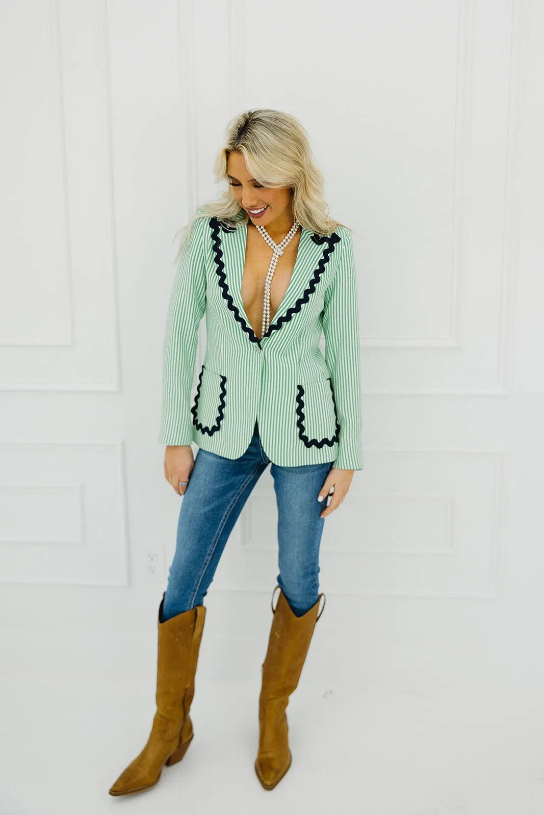 JACKET HILLARY 500 RAYAS VERDE