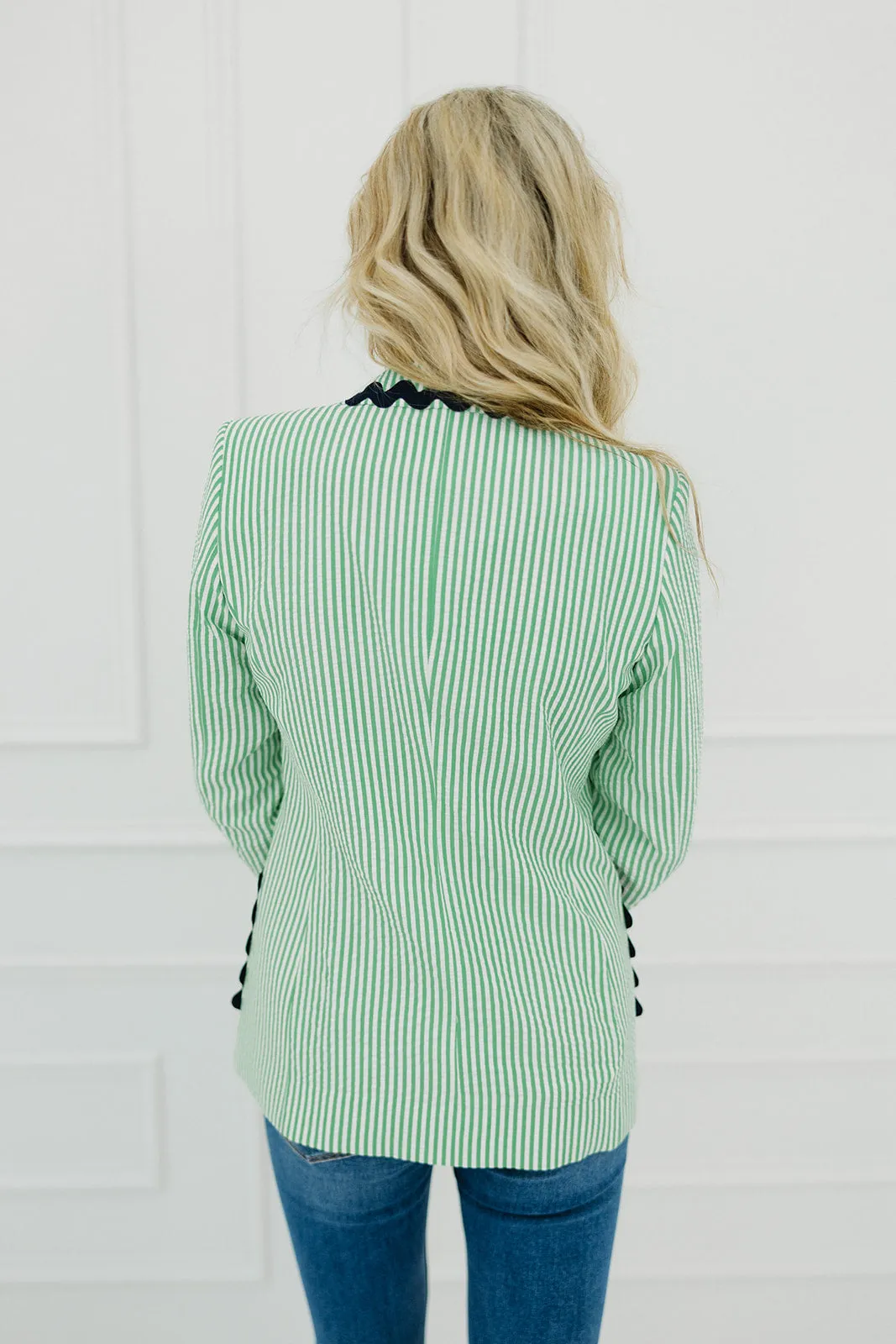 JACKET HILLARY 500 RAYAS VERDE