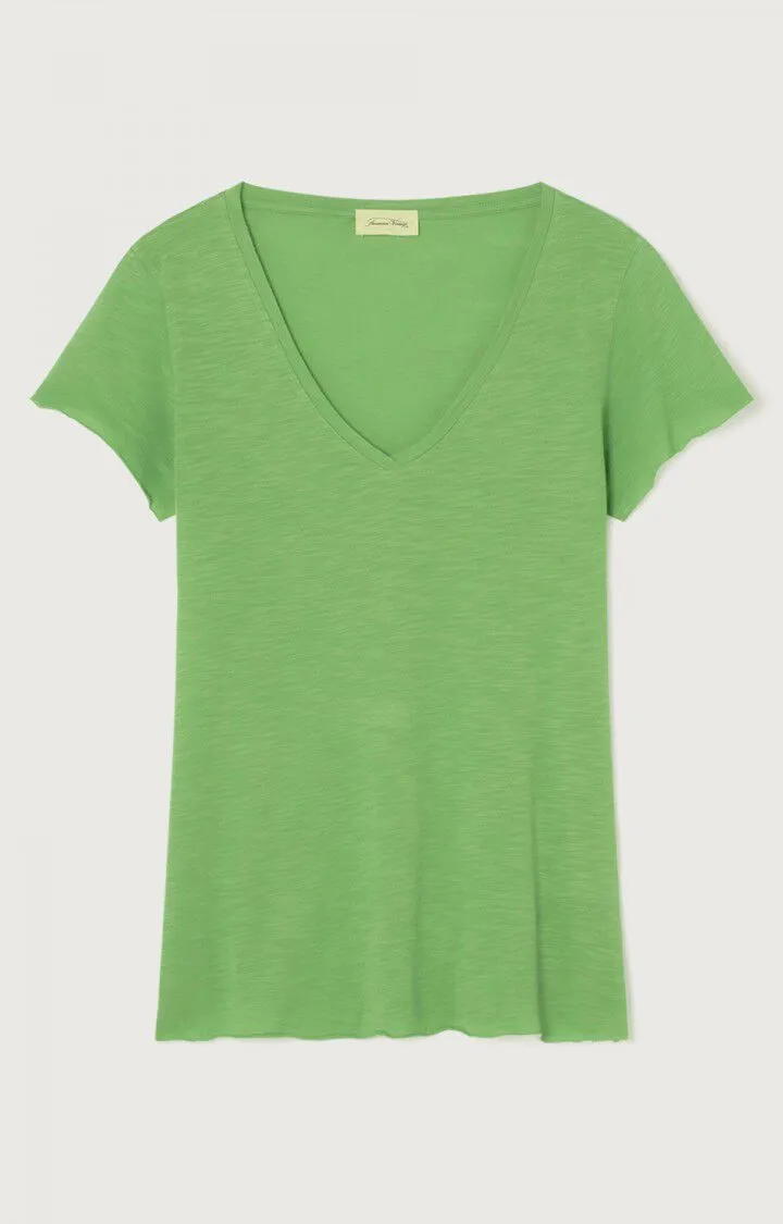 JACKSONVILLE V-Neck Short Sleeve Tee in Vintage Aloe