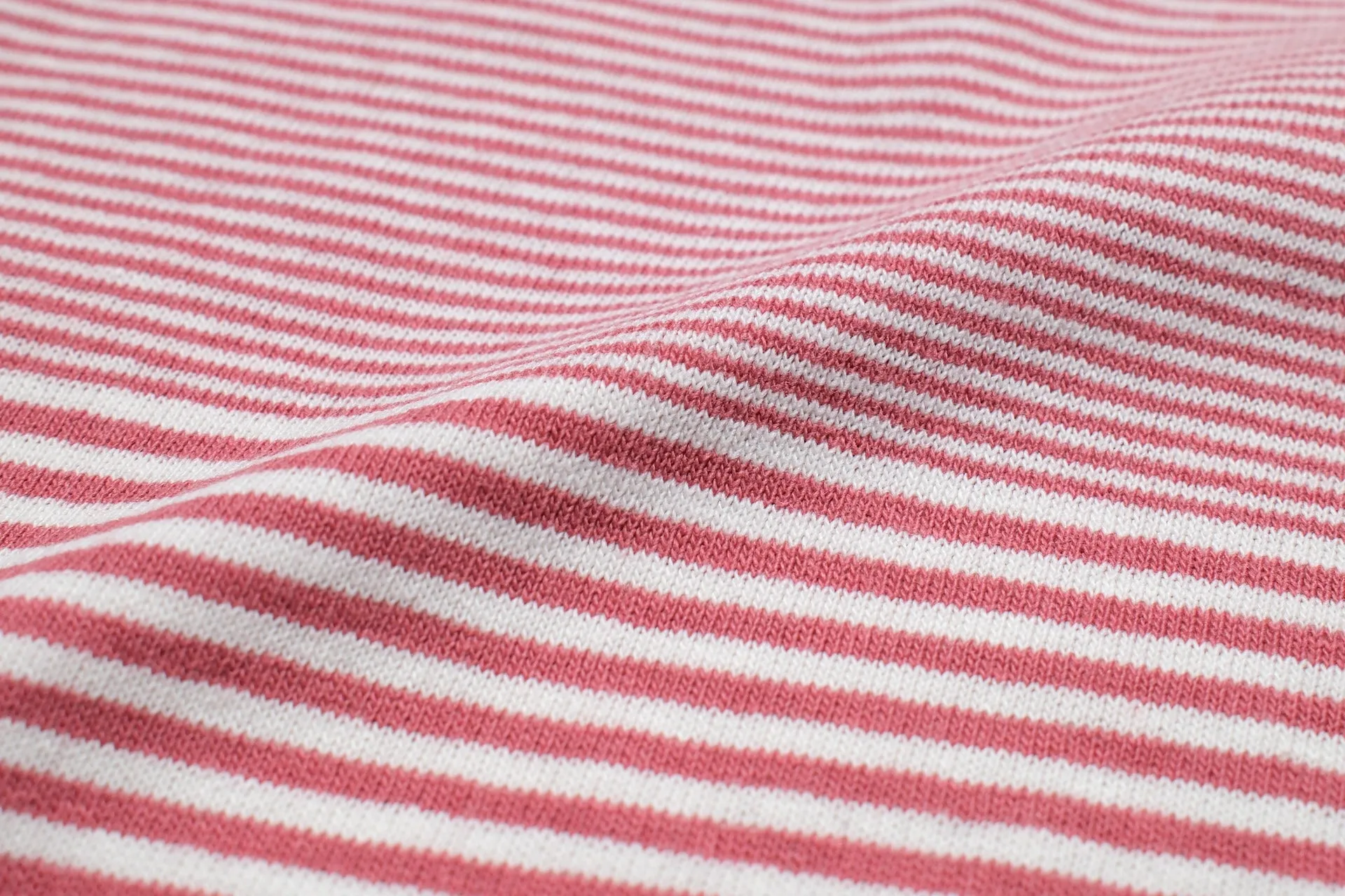 John Gluckow X Warehouse Co. 6oz "Seaside" Loopwheeled Tee (Fade Red X Off white)