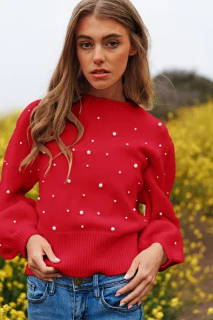 Lets Hear It For The Pearls Sweater