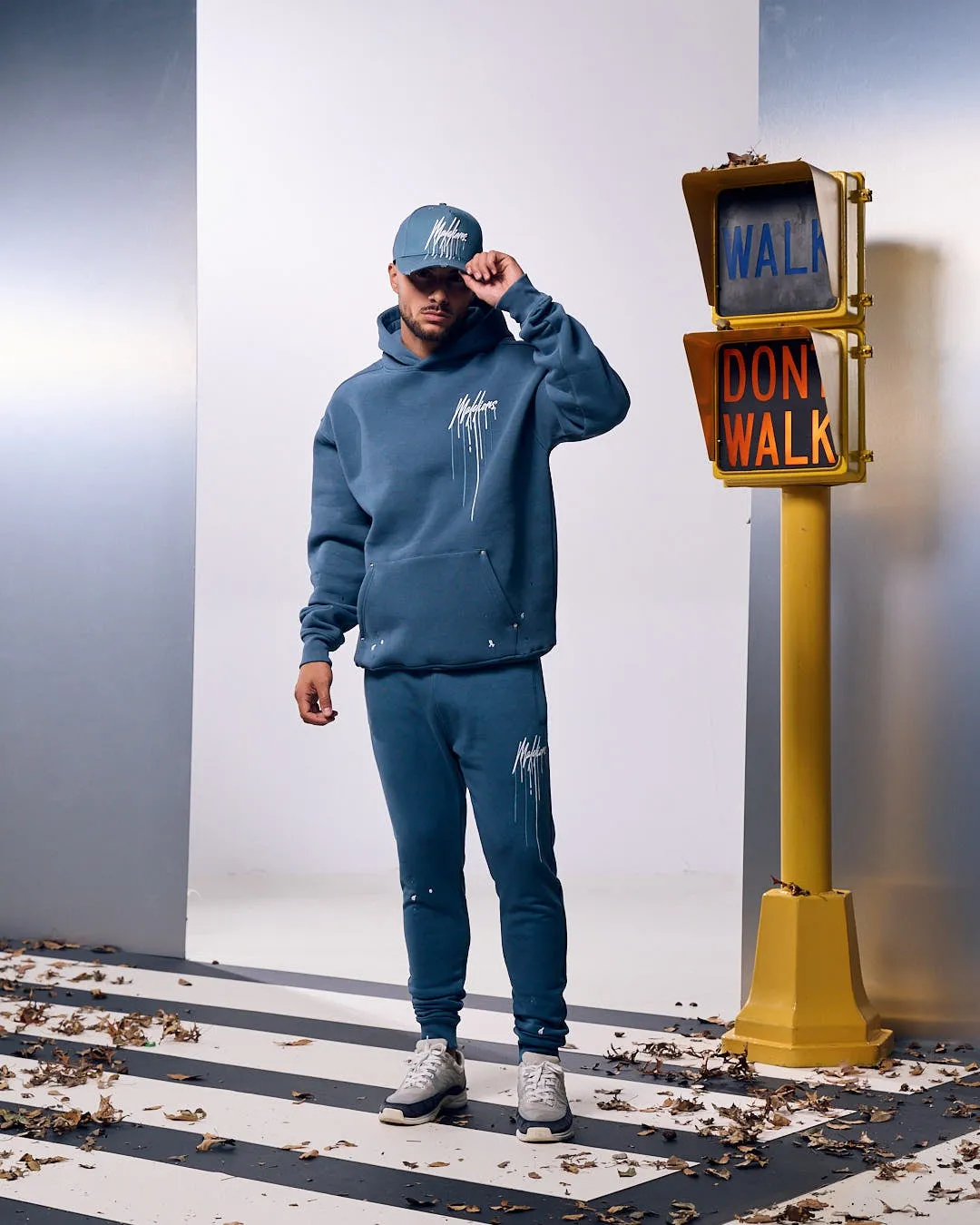 Malelions Men Painter Cap | Blue Slate