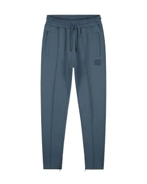 Malelions Men Pintuck Patch Pants | Blue Slate