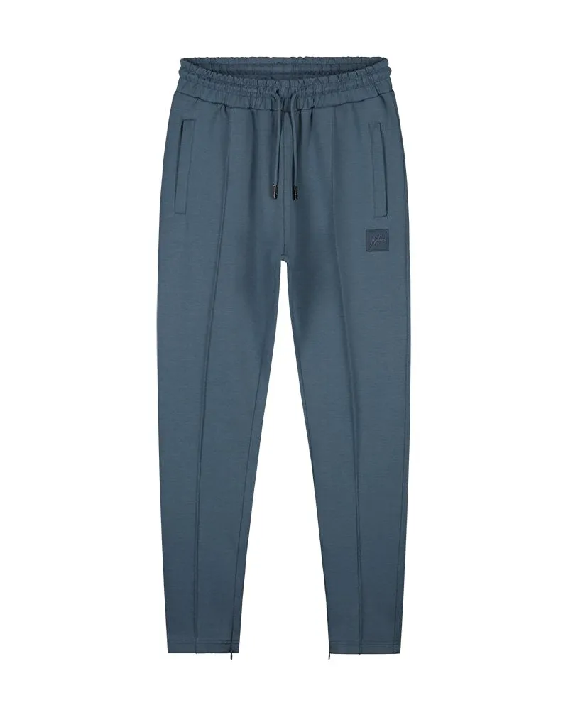 Malelions Men Pintuck Patch Pants | Blue Slate