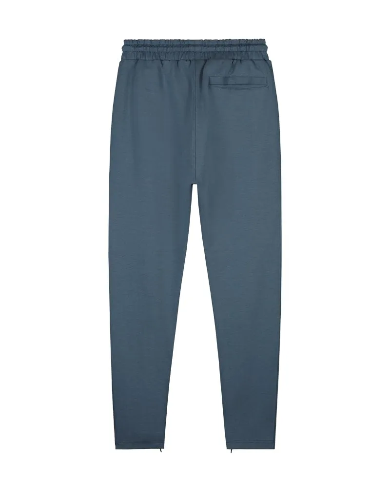 Malelions Men Pintuck Patch Pants | Blue Slate