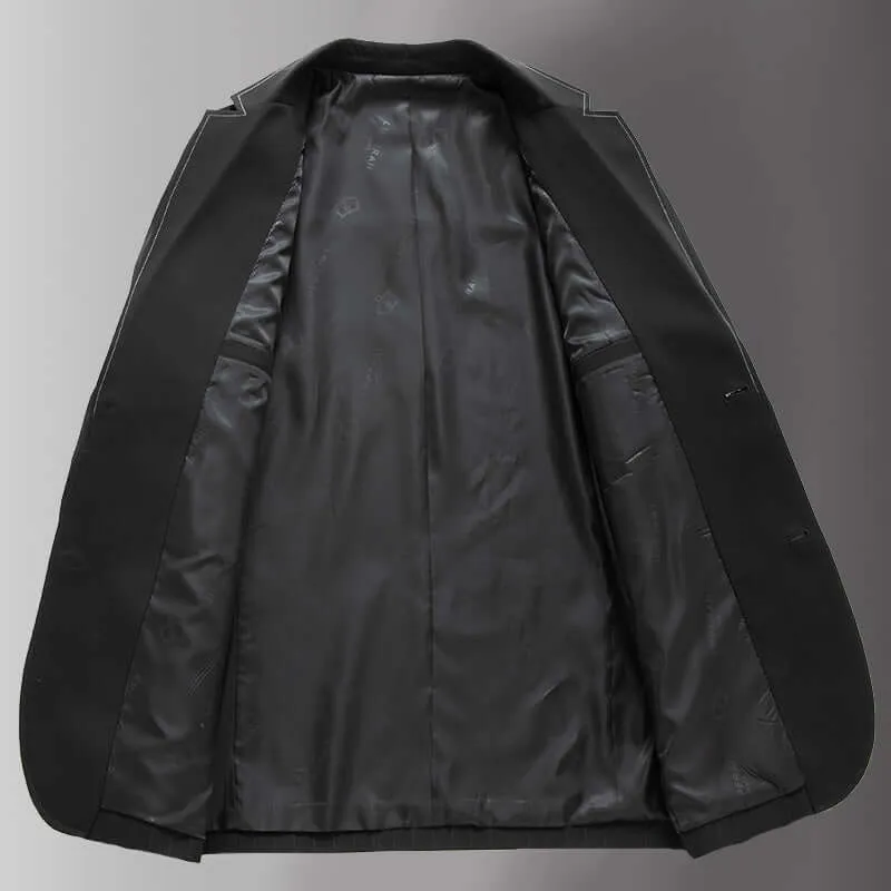 Men's Striped Blazer Jacket - Formal & Casual Wear
