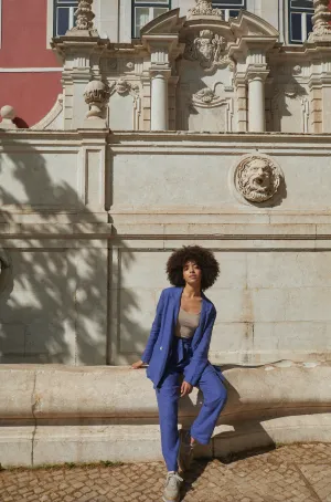 Nomade Suit Trousers in Klein Blue