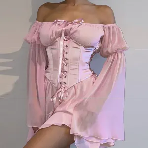 One-shoulder Irregular Dress Suit Short Skirt