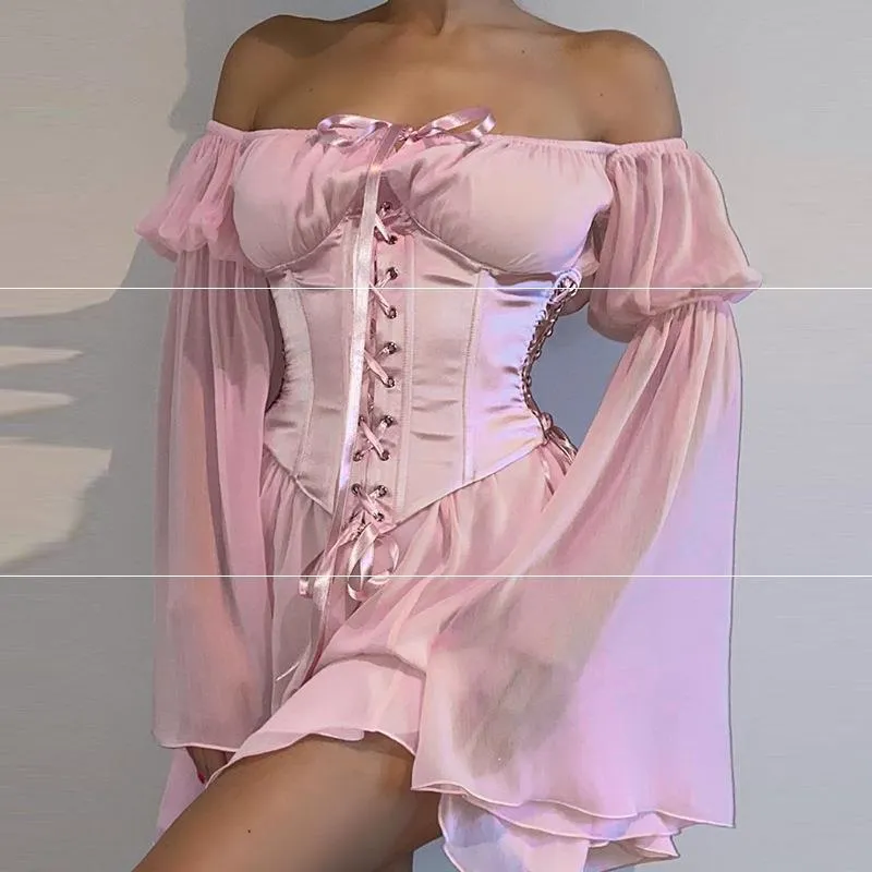 One-shoulder Irregular Dress Suit Short Skirt