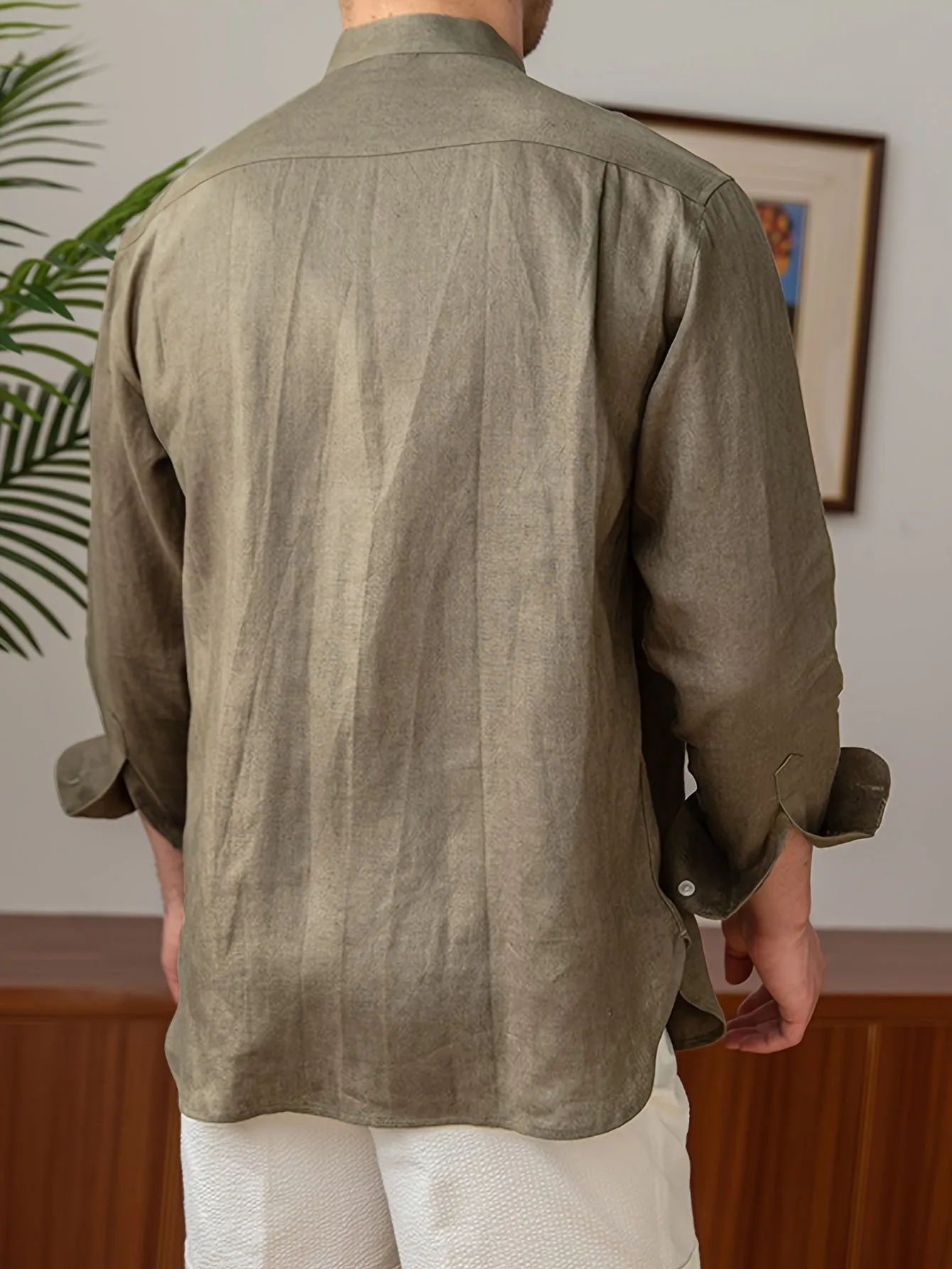 OSCARIN | Solid Linen Shirt