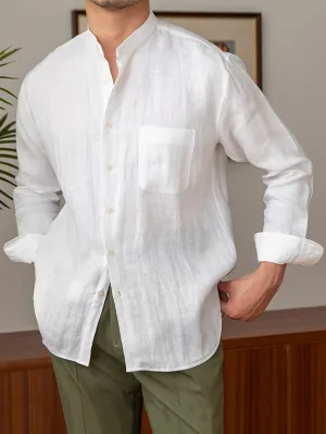 OSCARIN | Solid Linen Shirt