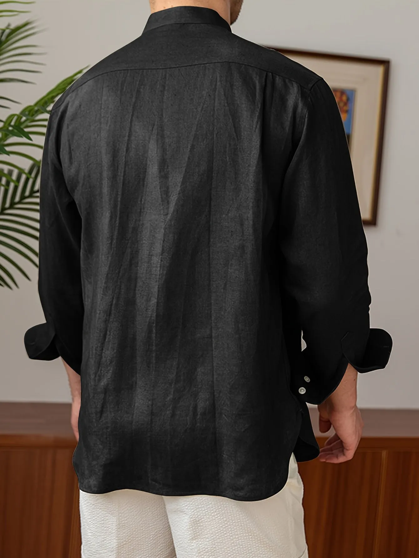 OSCARIN | Solid Linen Shirt