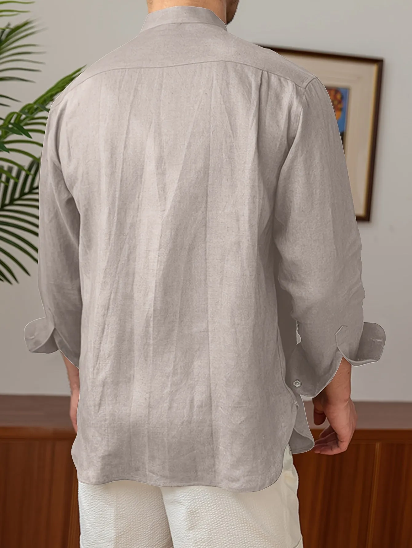OSCARIN | Solid Linen Shirt