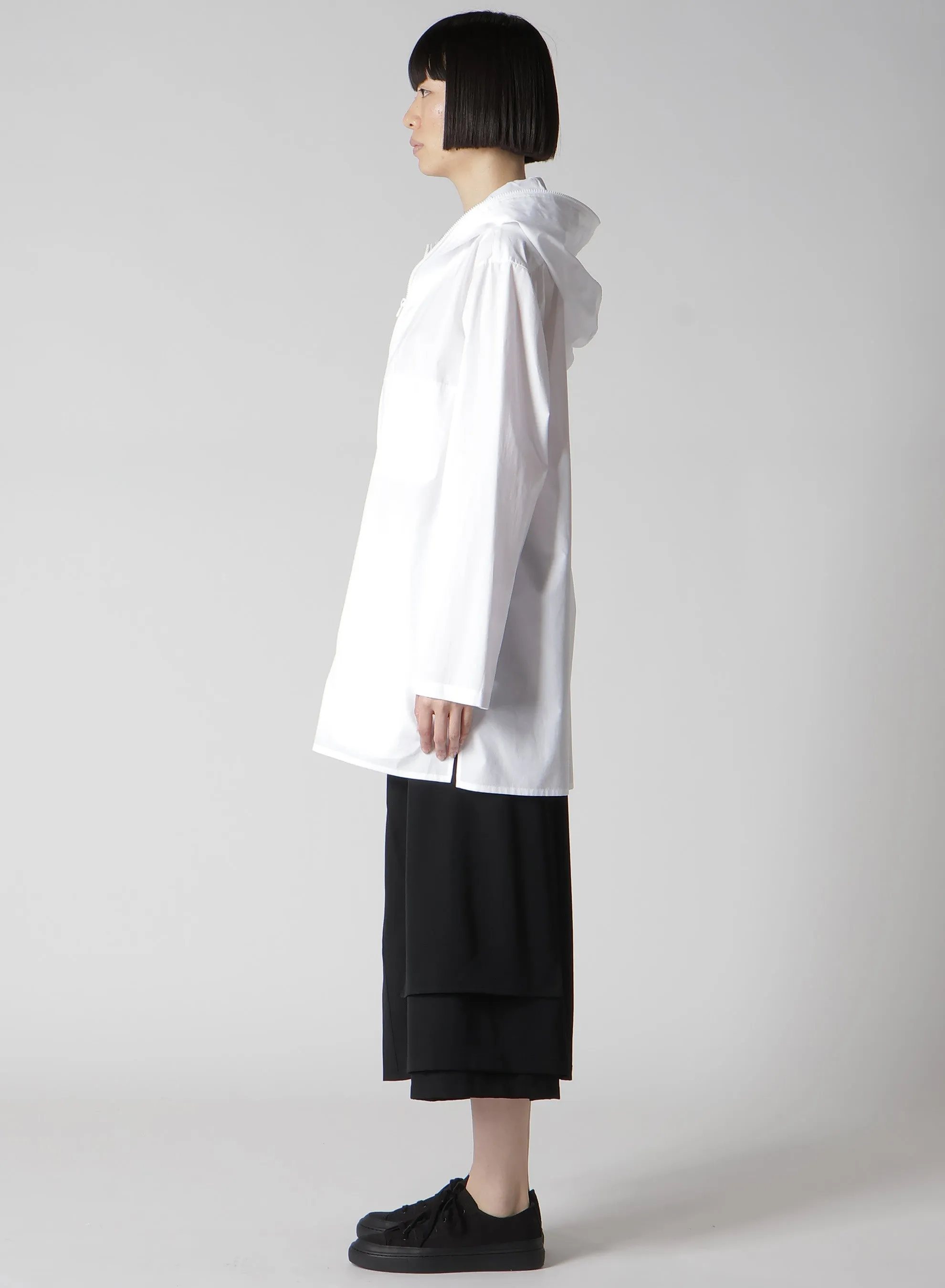 P100/2 BROAD ZIP UP HOODIE SHIRT